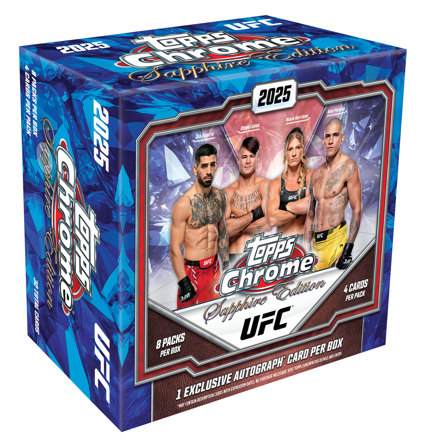 2025 Topps UFC Chrome SAPPHIRE