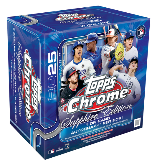 2025 Topps Chrome Baseball SAPPHIRE