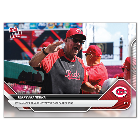 Terry Francona - 2025 MLB Topps NOW® - Card 425 - LOOK FOR AUTOS