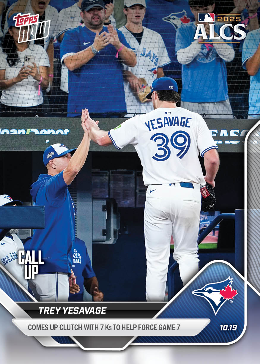 Trey Yesavage - 2025 MLB Topps NOW® - Card 887