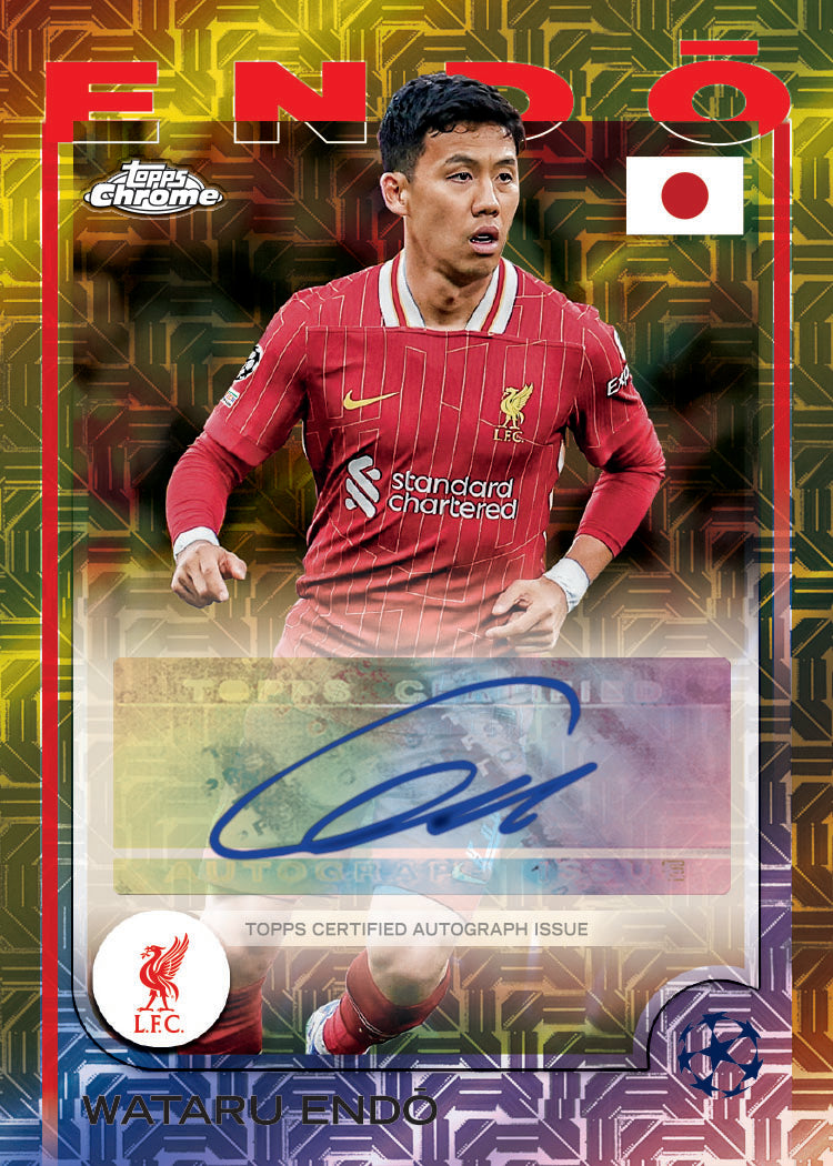 2025 Topps UEFA Japan Edition Sealed Case (12 box)