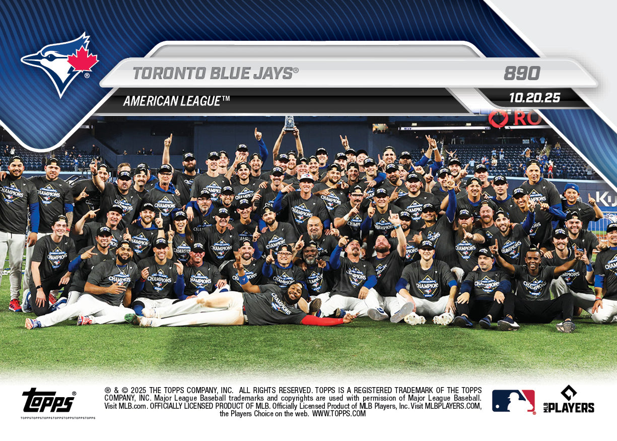 Toronto Blue Jays - 2025 MLB Topps NOW® - Card 890
