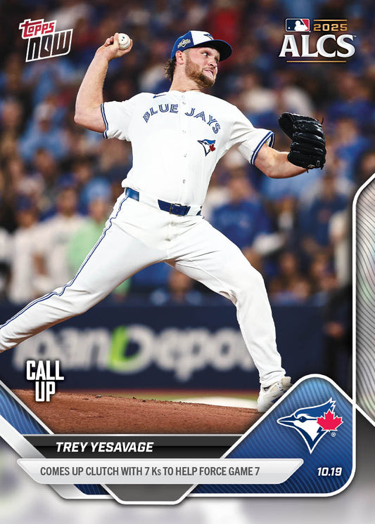 Trey Yesavage - 2025 MLB Topps NOW® - Card 887