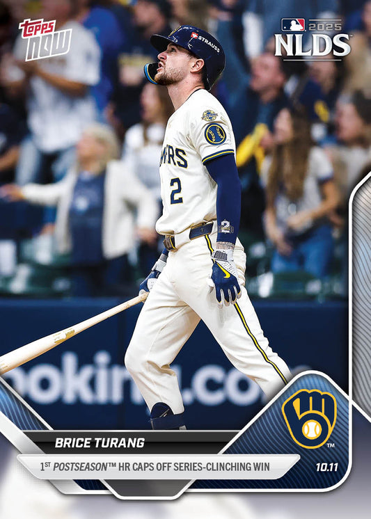 Brice Turang - 2025 MLB Topps NOW® - Card 857