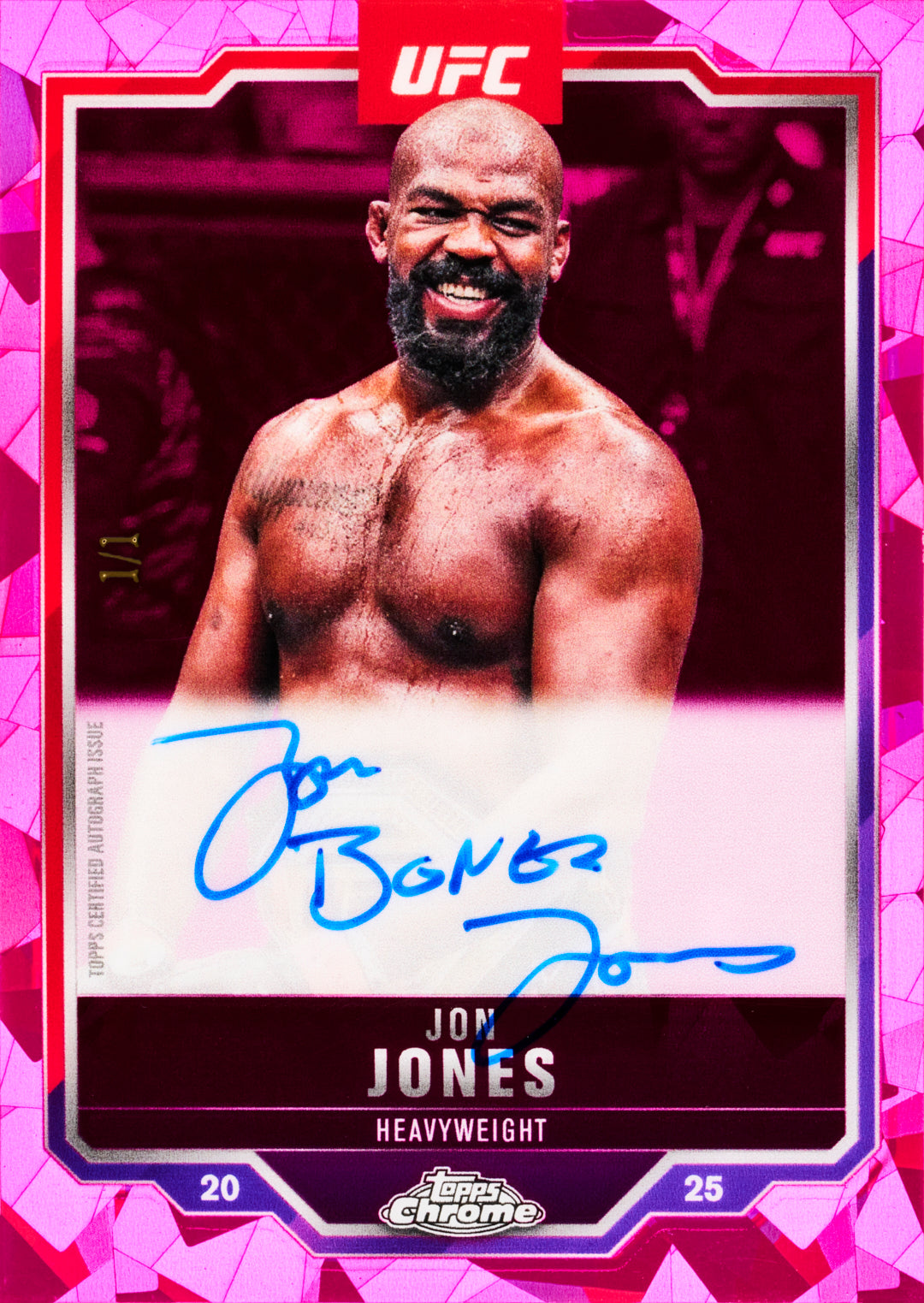 2025 Topps UFC Chrome SAPPHIRE
