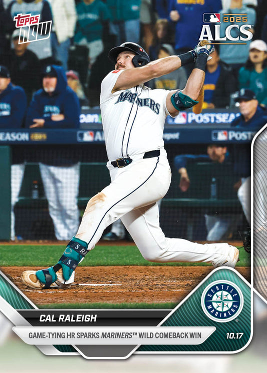 Cal Raleigh - 2025 MLB Topps NOW® - Card 881