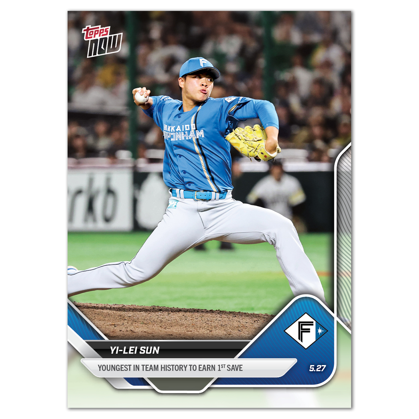 YI-LEI SUN - 2025 NPB Topps NOW® Card 54