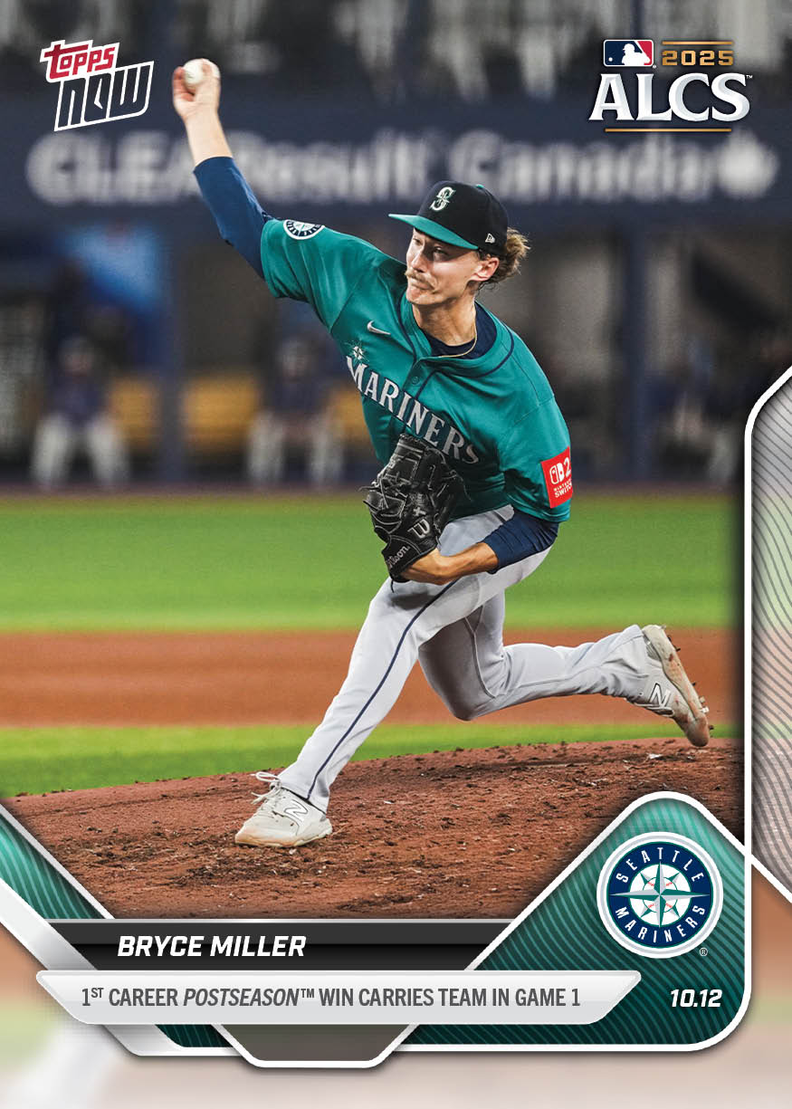 Bryce Miller - 2025 MLB Topps NOW® - Card 862