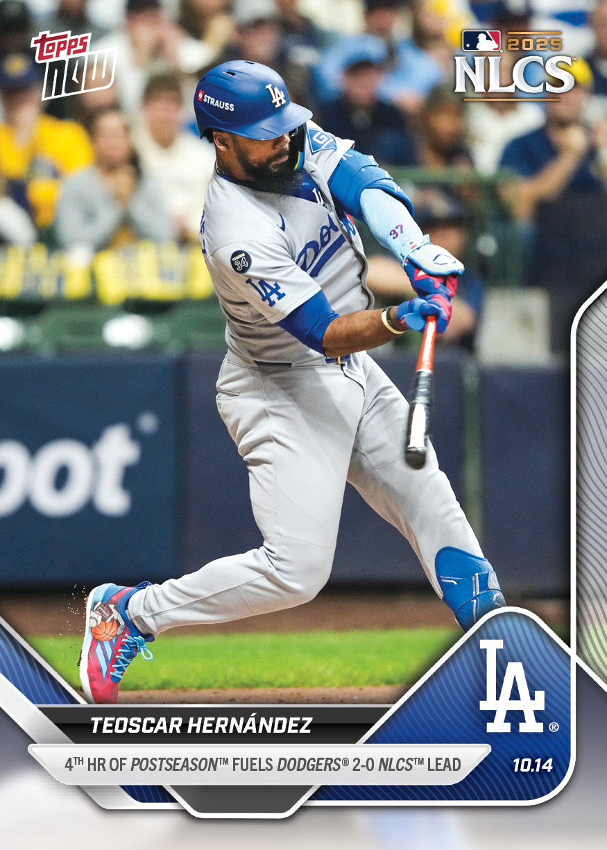 Teoscar Hernández - 2025 MLB Topps NOW® - Card 869