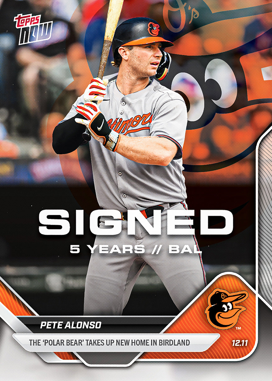 Pete Alonso - 2025 MLB Topps NOW® - Card OS-10