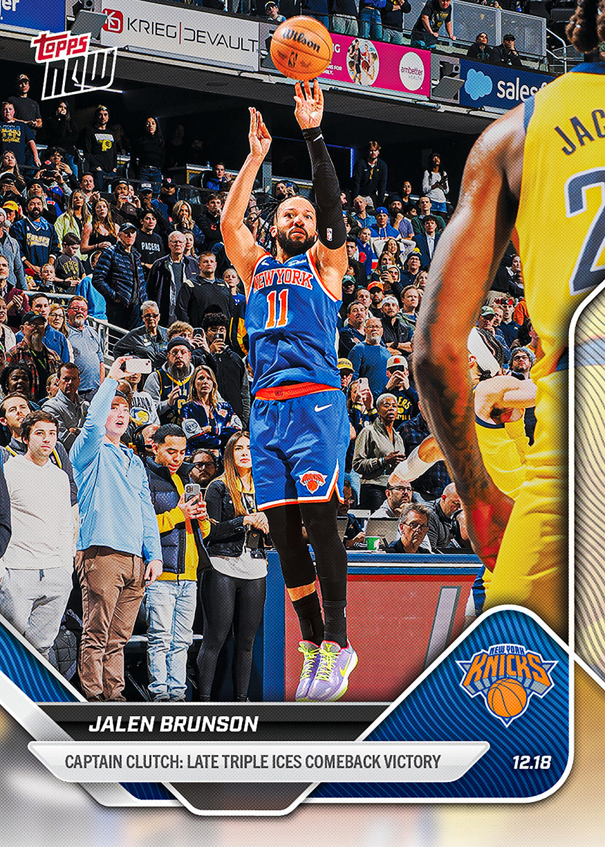 Jalen Brunson - 2025-26 NBA Topps NOW® - Card 91