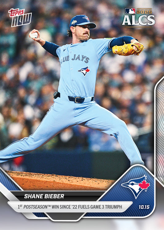 Shane Bieber - 2025 MLB Topps NOW® - Card 873