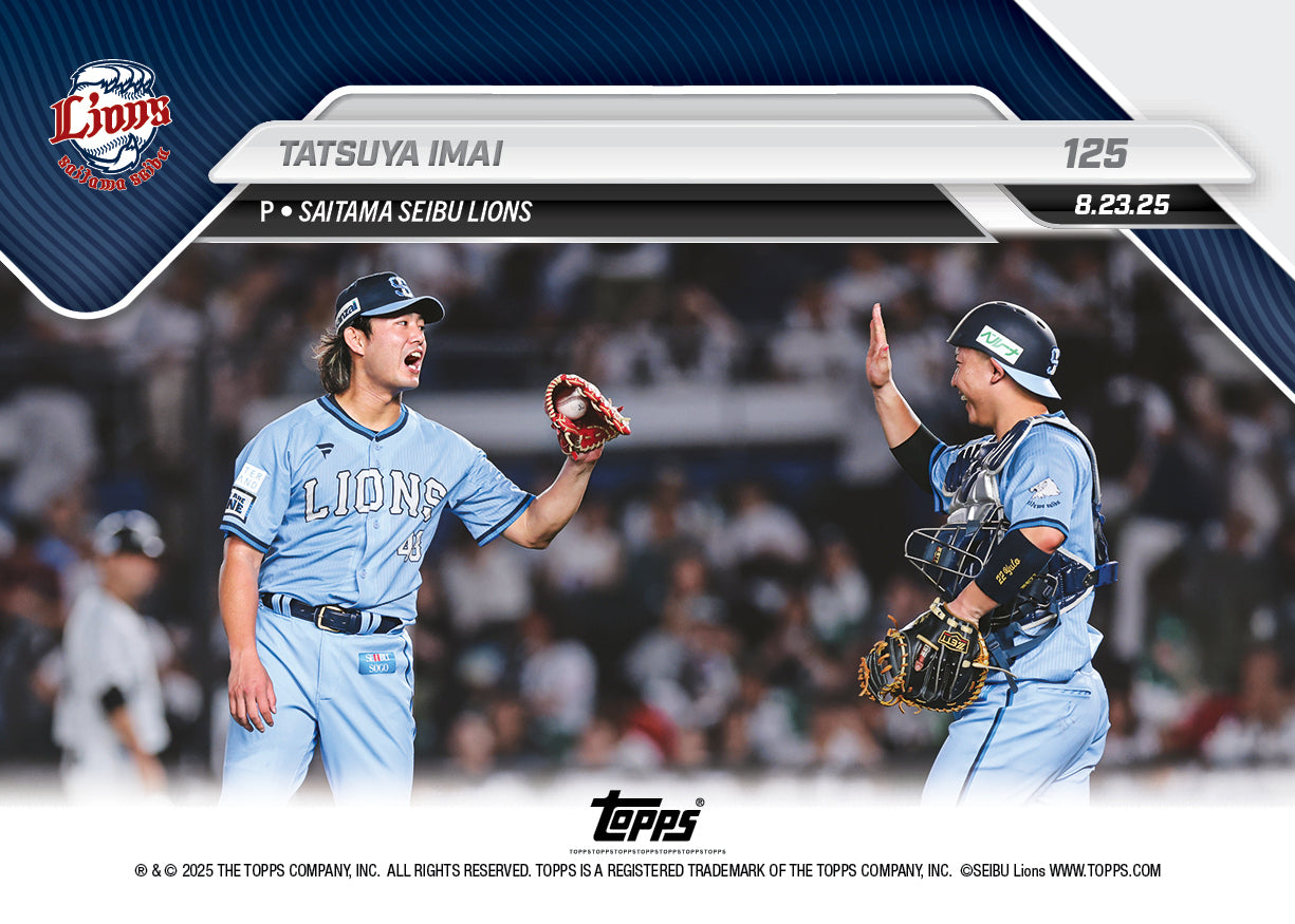 TATSUYA IMAI - 2025 NPB Topps NOW® - Card 125